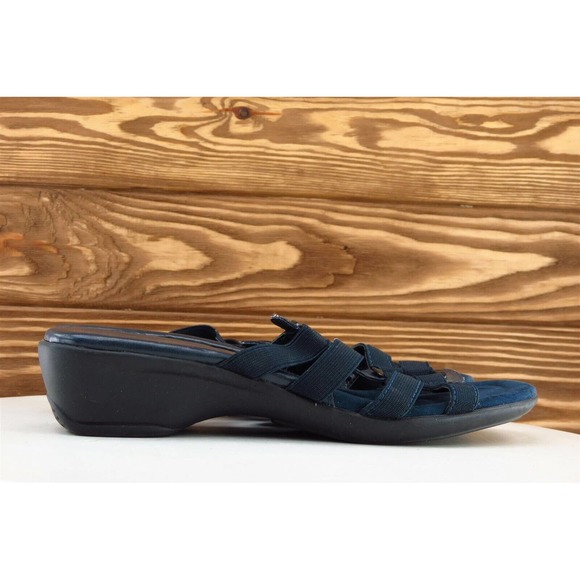 Easy Street Sz 8 M Blue‎ Slide Synthetic Women Sandals - Picture 4 of 8